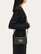 Load image into Gallery viewer, Double Gancini Mini Bag in Black/Flame Red
