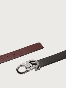 Adjustable and Reversible Gancini belt
