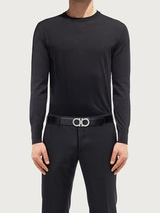 Adjustable and Reversible Gancini belt