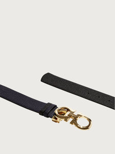 Reversible and adjustable gancini belt