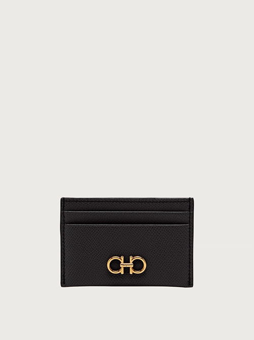 Gancini Credit Card Holder in Black