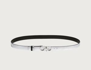 Reversible and adjustable Gancini belt