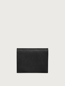 Gancini Compact Wallet in Black